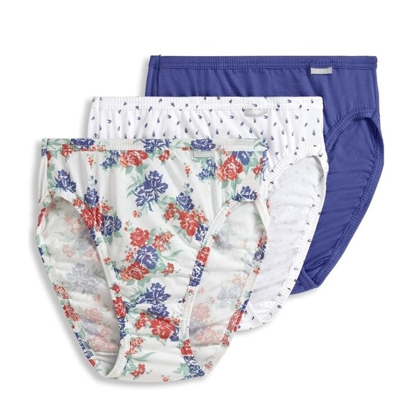 Jockey Other - NEW 3 Jockey Elance Cotton Comfort French Cut Briefs Size 7 Style 1487/105